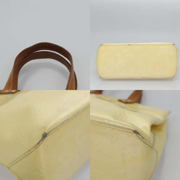 LOUIS VUITTON Monogram Vernis Reade PM Hand Bag Perle M91336 - Picture 10 of 13